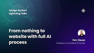 From nothing to complete website with AI - Petr Glaser