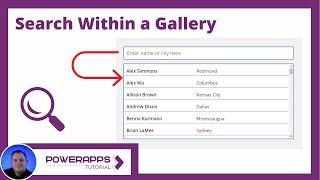 Power Apps: Search Gallery