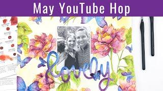 May YouTube Hop - How To Watercolor Flowers