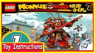 Building instructions for 80012 /Monkey King Warrior Mech @BrainyNerd