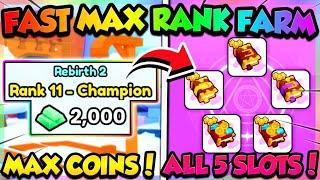 HOW TO GET MAX RANK & ALL 5 ENCHANTS FAST in PET SIMULATOR 99!! (Roblox)