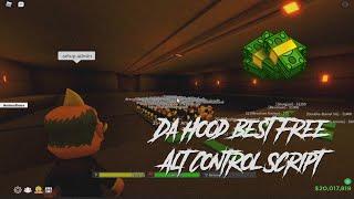 Best Free Alt Control For Da Hood Sellers 35+ commands ( Link in Description )