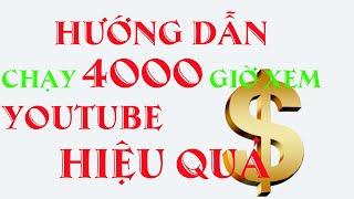 Hướng Dẫn Chạy 4000 Giờ Xem Youtube | Điễm Trần