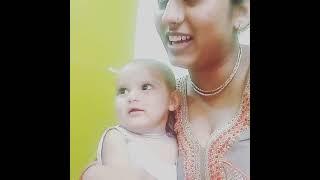 Poonam pandit having funn with cute baby funny video