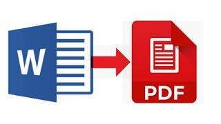 How to convert word documents to pdf without printing to pdf