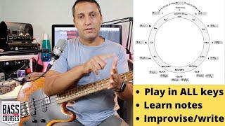 Circle Of Fifths For Bass (How To Learn & USE!)
