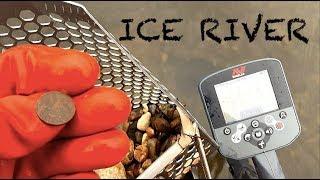 Winter Metal Detecting Icy River with the Minelab CTX 3030 - NOT for the faint of heart!