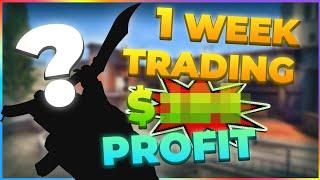I traded CSGO SKINS for 1 WEEK and MADE ___ $ PROFIT #2