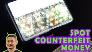 How to Check for Counterfeit / Real Cash Money Dollar Bills | NAMDROID