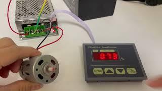 DC Motor Governor Speed Controller