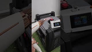 Teste do gerador de energia portátil digital inverter Toyama TG3500