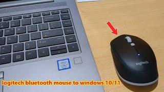 How to connect logitech bluetooth mouse to windows 11 or 10