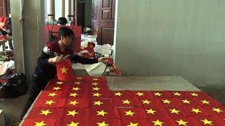 Flags fly for Vietnam's Lunar New Year