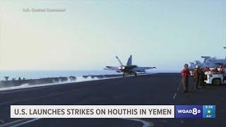 President Trump initiates U.S. military action against Yemen's Houthis