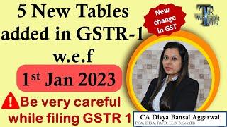 2023 में बदल गया GSTR 1| 5 New Tables added in GSTR 1| Major change in GST Return Filing