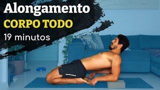 19 minutos de Alongamento/Mobilidade CORPO TODO | Iniciante/Intermediário