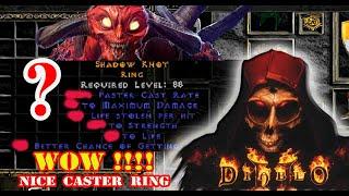 WOW I Got Best Ring Diablo 2 for Caster Included More Strenght + FCR