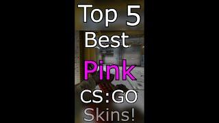 Top 5 best pink CSGO skins! #shorts