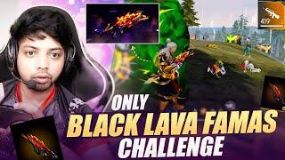 New Only Black Lava Famas Challenge In GrandMaster Lobby Free Fire Max