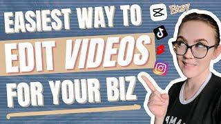 Easiest Way To Edit Etsy Listing Videos, Marketing Video's, Instagram Reels, TikTok videos and MORE