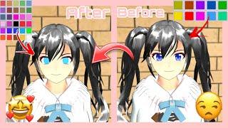 IS THIS A NEW UPDATE?|Changing eye color texture!!|TUTORIAL|SAKURA SCHOOl SIMULATOR SECRETS