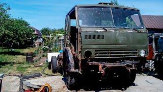 The guy RESTORED an old rusty TRUCK, which they wanted to hand over to the metal acceptance