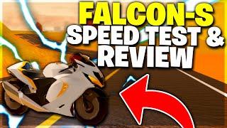 NEW FALCON-S Bike REVIEW & SPEED TEST (Roblox Jailbreak)