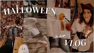 7 days + a huge TBR of horror  Halloween reading vlog