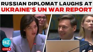 LIVE: Russian Diplomat Smirks At Ukraine's UN War Report Presented During UNSC Meeting