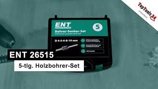 Effizient bohren und senken in einem Schritt! | ENT 26515 Bohrer-Senker-Set