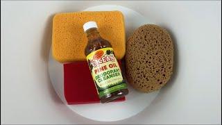 OCEAN PINE OIL CLEANER OVERLOAD  ASMR SPONGE SQUEEZES 