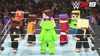 Minecraft Youtubers Battle Royale (Jelly vs Preston vs Unspeakable vs Brianna & More) | WWE 2K19