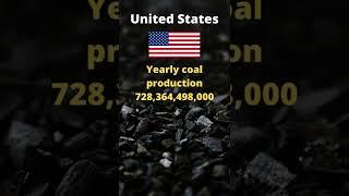 top 5 country by coal production in the world