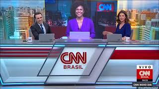 Rafael Colombo, Elisa Veeck e Luciana Barreto apresentam o Novo Dia combinando as cores (25/10/2021)