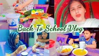 Back To School Morning To Evening Vlog | Single Mom | Tazrian |