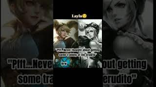 LAYLA NEW VS OLD VOICE LINE  #tiktok #mlbb