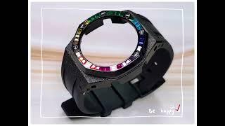 Color Diamond Frost Black Case Black Strap  #shortvideo #shorts #ga2100 #gshock #casio