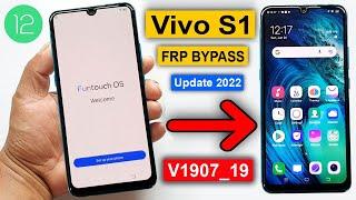 Vivo S1 FRP Bypass Android 12 | New Update 2022 | Vivo S1 V1907_19 Google Account Bypass Without PC