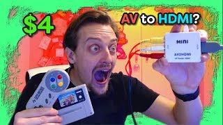 Cheap AV2HDMI Converter - Does it work?!