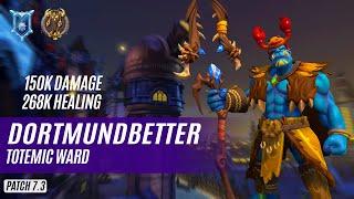 150K DAMAGE 268K HEALING DortmundBetter GROHK PALADINS COMPETITIVE (DIAMOND) TOTEMIC WARD