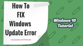 How to Fix Windows 10 Update Stuck Error at 0 on Windows 10 Tutorial