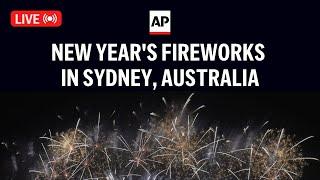 Sydney fireworks 2025 LIVE: Watch Australia ring in the new year