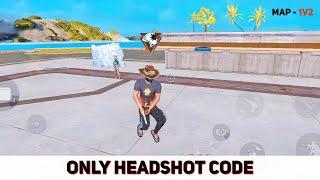 Free fire Only headshot craftland map code | headshot craftland map code india server