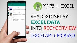 Read and Display Excel Data in RecyclerView | Android Studio Tutorials