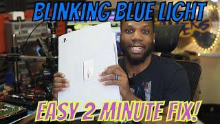 Fix The Blinking Blue Light On PS5 / Blue Light Of Death On PS5 BLOD (Easy 2 Minute Fix)