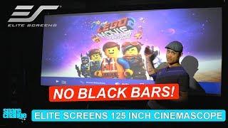 125 Inches! Elite Screens AEON Series Projector Screen Review & Setup