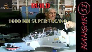 HOBBY KING HK 1600MM SUPER TUCANO 6S LIGHTS FLAPS RETRACTS 6 CHANNEL BUILD VIDEO WARBIRD TRAINER PNP