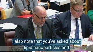 The TGA admits the novel cationic lipid in the pfizer vax was not studied - Estimates 15.02.24