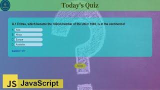 How to make Quiz App using HTML CSS and JavaScript (for Beginners)