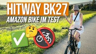 ️ E-Bike für kleines Geld️ Amazon Pedelec im Test - kann das was? | HITWAY BK27